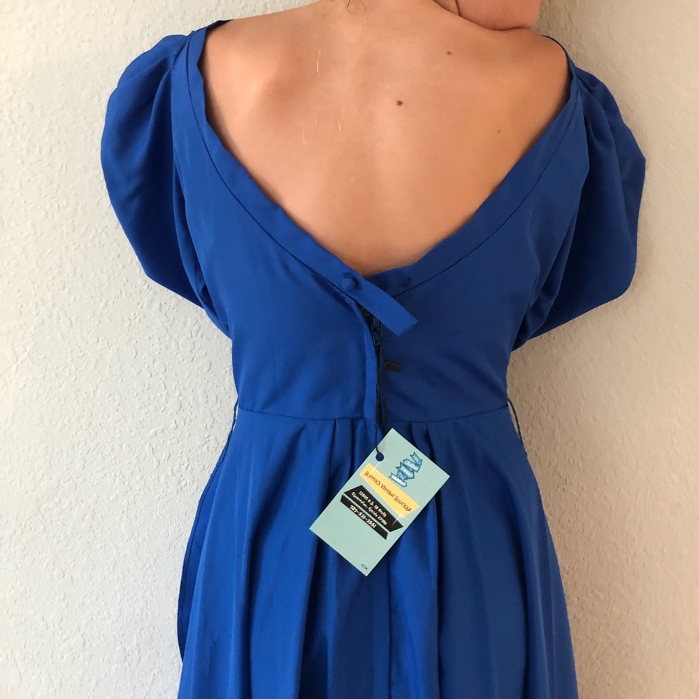 Stunning Blue Vintage Dress - Picture 5 of 5
